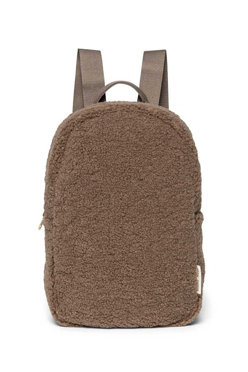 Brauner Teddy Mini-Rucksack