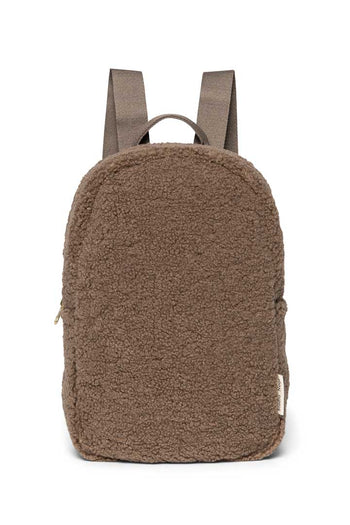 Brauner Teddy Mini-Rucksack