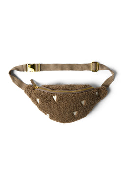 Teddy Hearts Mini-Gürteltasche | Braun Hearts
