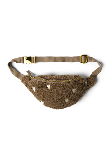 Teddy Hearts Mini-Gürteltasche | Braun Hearts
