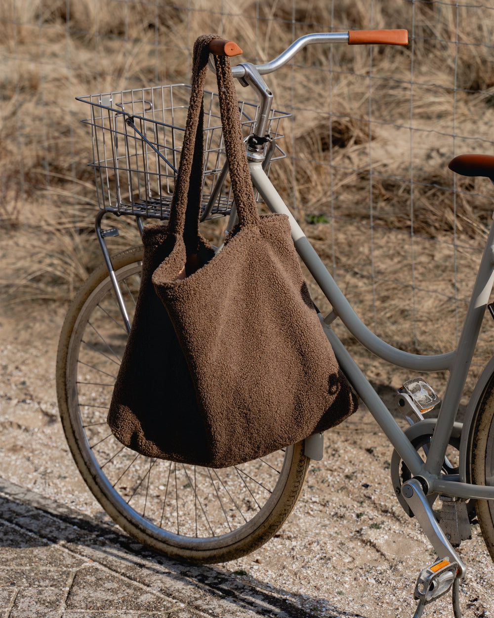 Braunes Teddy Mom Bag