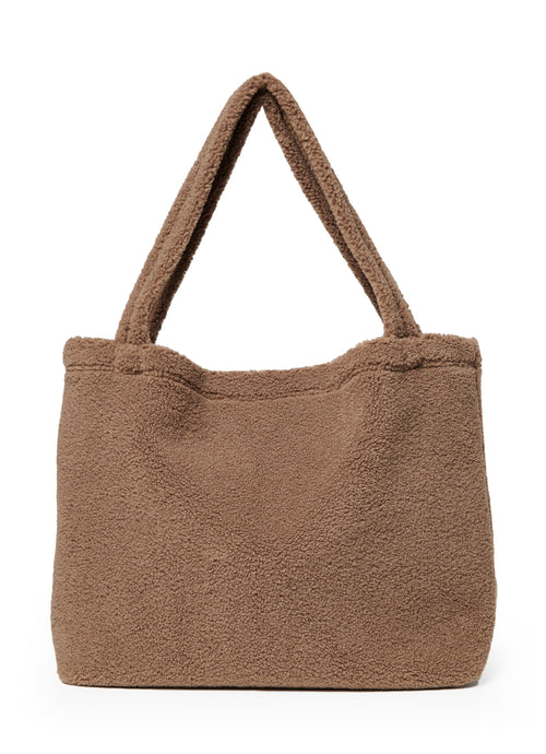 Braunes Teddy Mom Bag
