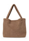 Braunes Teddy Mom Bag