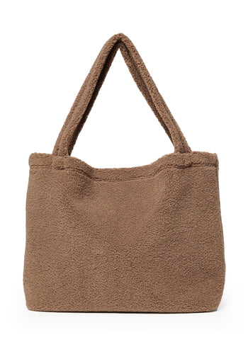 Braunes Teddy Mom Bag