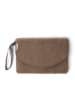 Braune Teddy Wickelunterlage