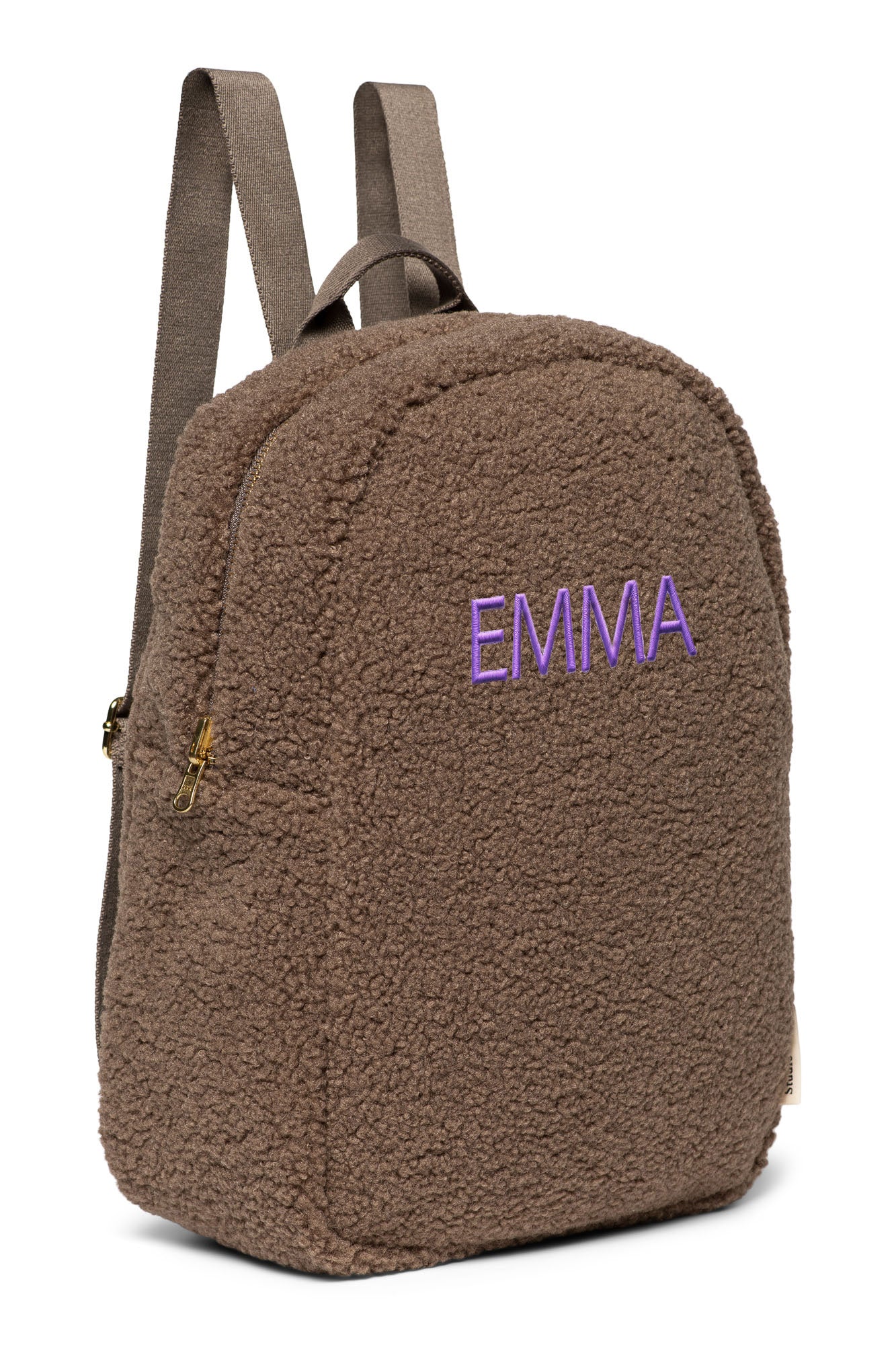 Brauner Teddy Mini-Rucksack