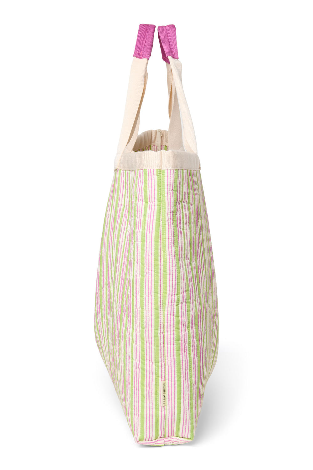 Serenity Baumwolle Gestreifte Beach Bag