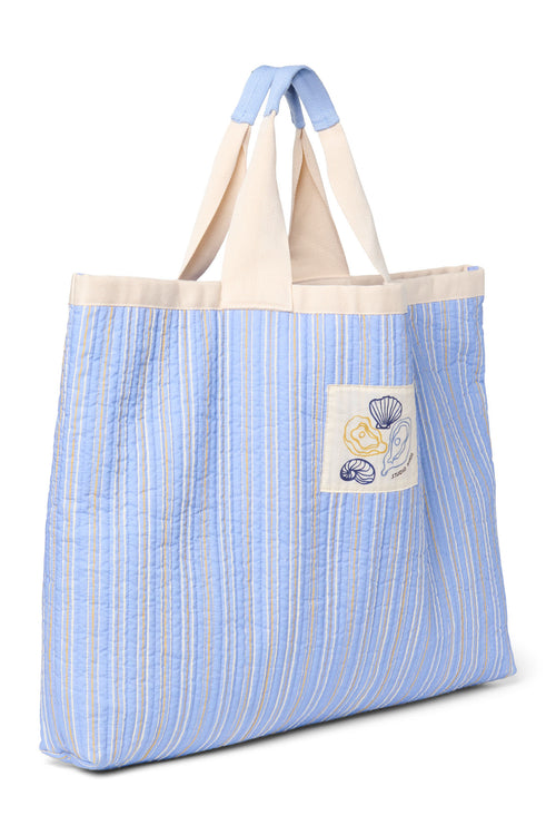 Titane Baumwolle Gestreifte Beach Bag