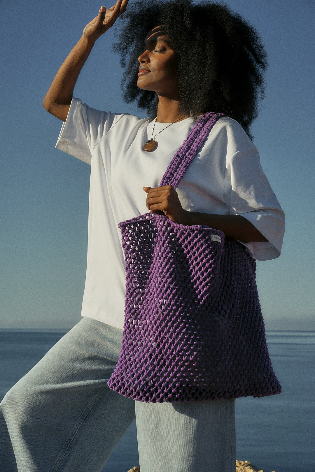 Macrame Mom-Bag | Lila