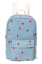 Denim Herzen MIDI-Rucksack mit Fronttasche