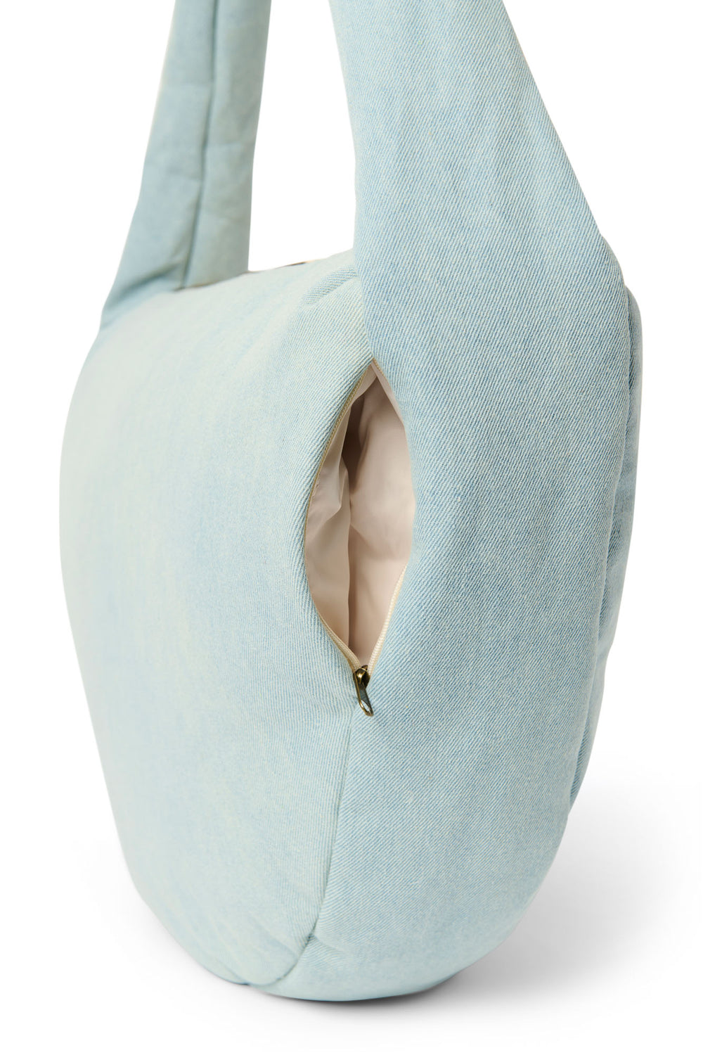 Denim Patchwork-Umhängetasche