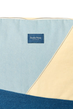 Patchwork Wickeltasche | Denim