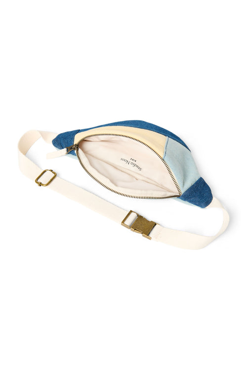 Patchwork Mini-Gürteltaschen | Denim