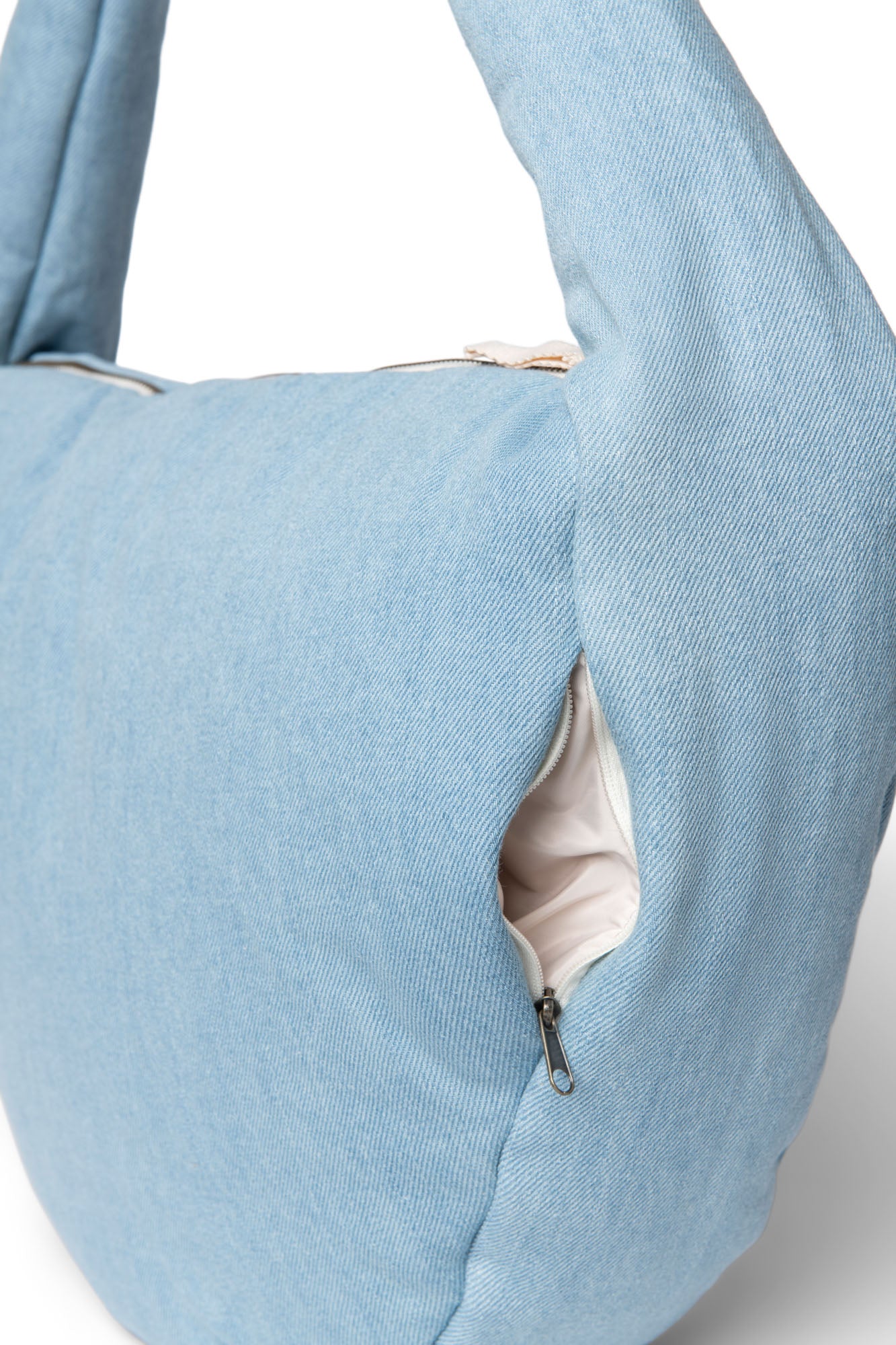Denim Solid Umhängetasche