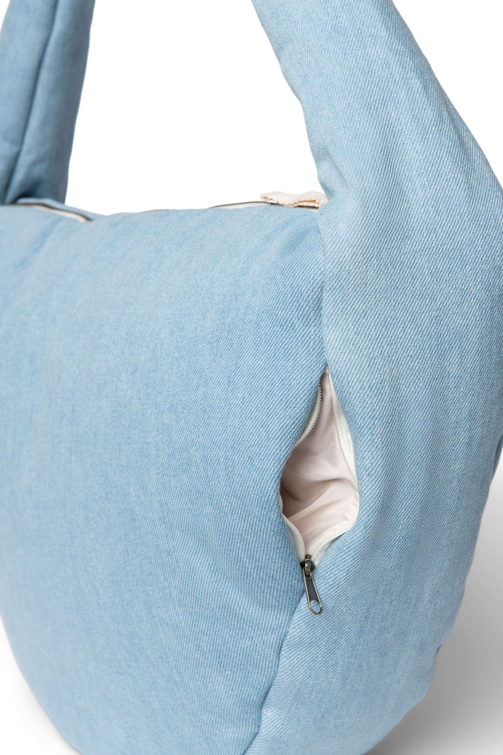 Denim Solid Umhängetasche