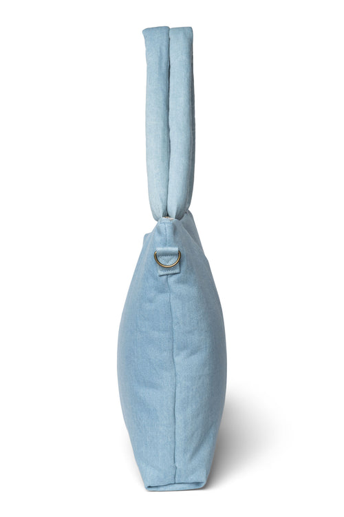 Denim-Wickeltasche | Blaue