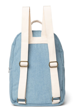 Denim Midi-Rucksack | Blaue