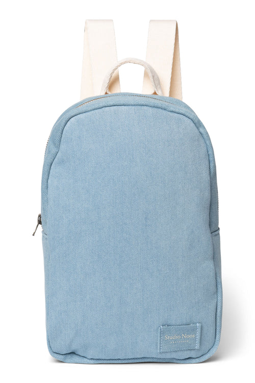 Denim Solid Mini-Rucksack