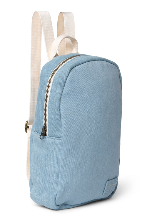 Denim Solid Mini-Rucksack