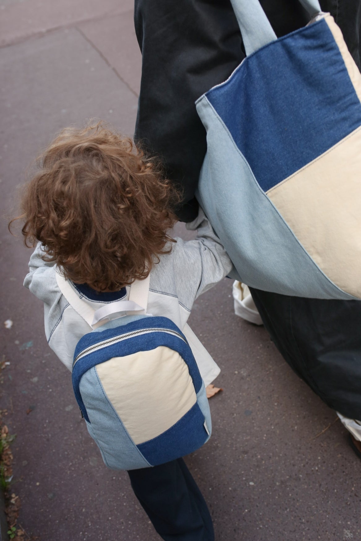 Patchwork Mini-Rucksäcke | Denim