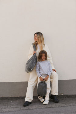Denim Mini-Rucksack | Graue