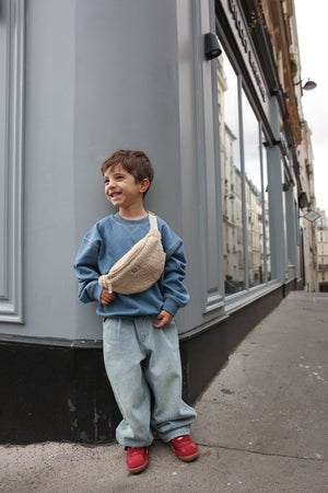 Teddy Mini-Gürteltasche | Ecru