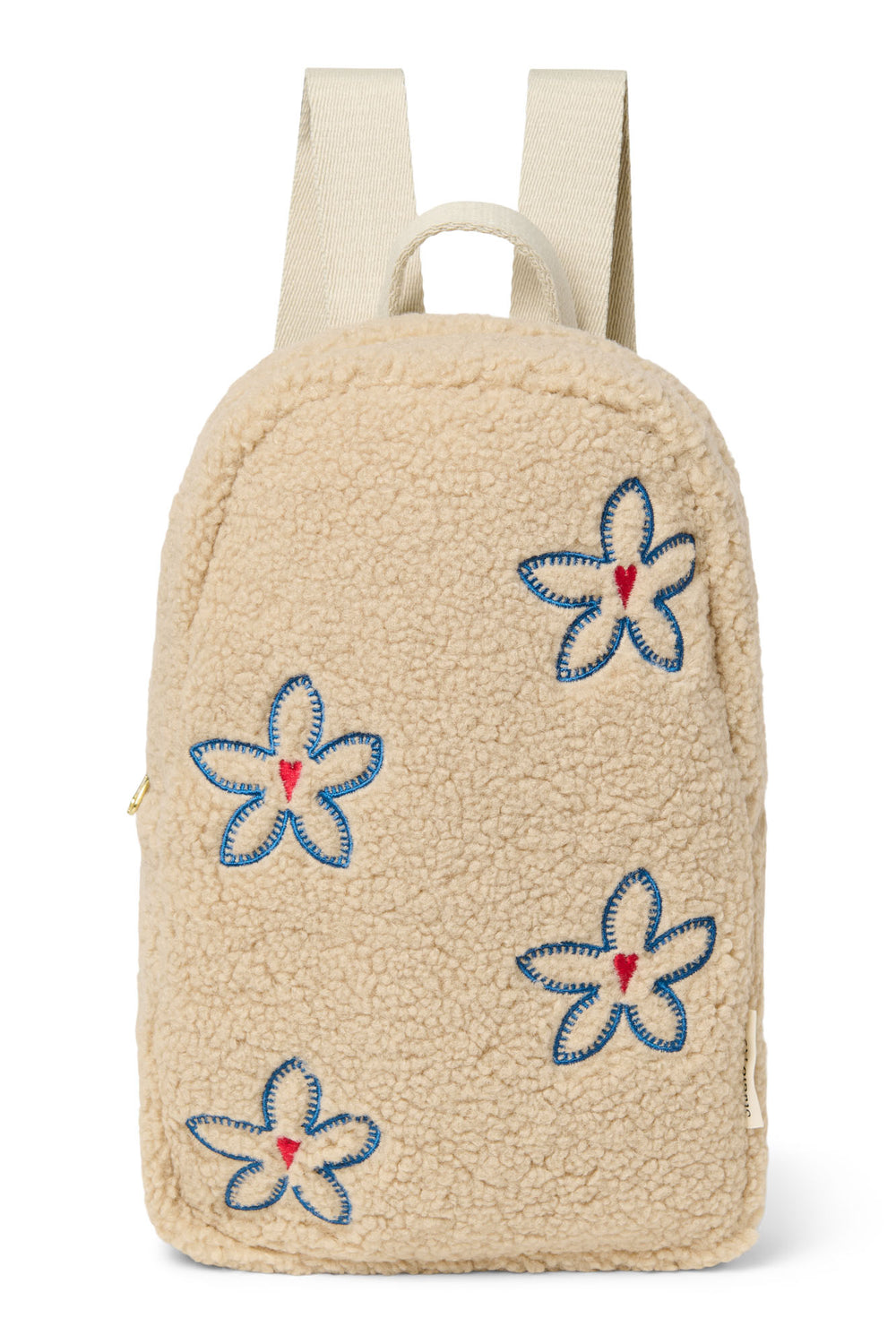 Teddy Mini Rucksack | Ecru Flower Heart