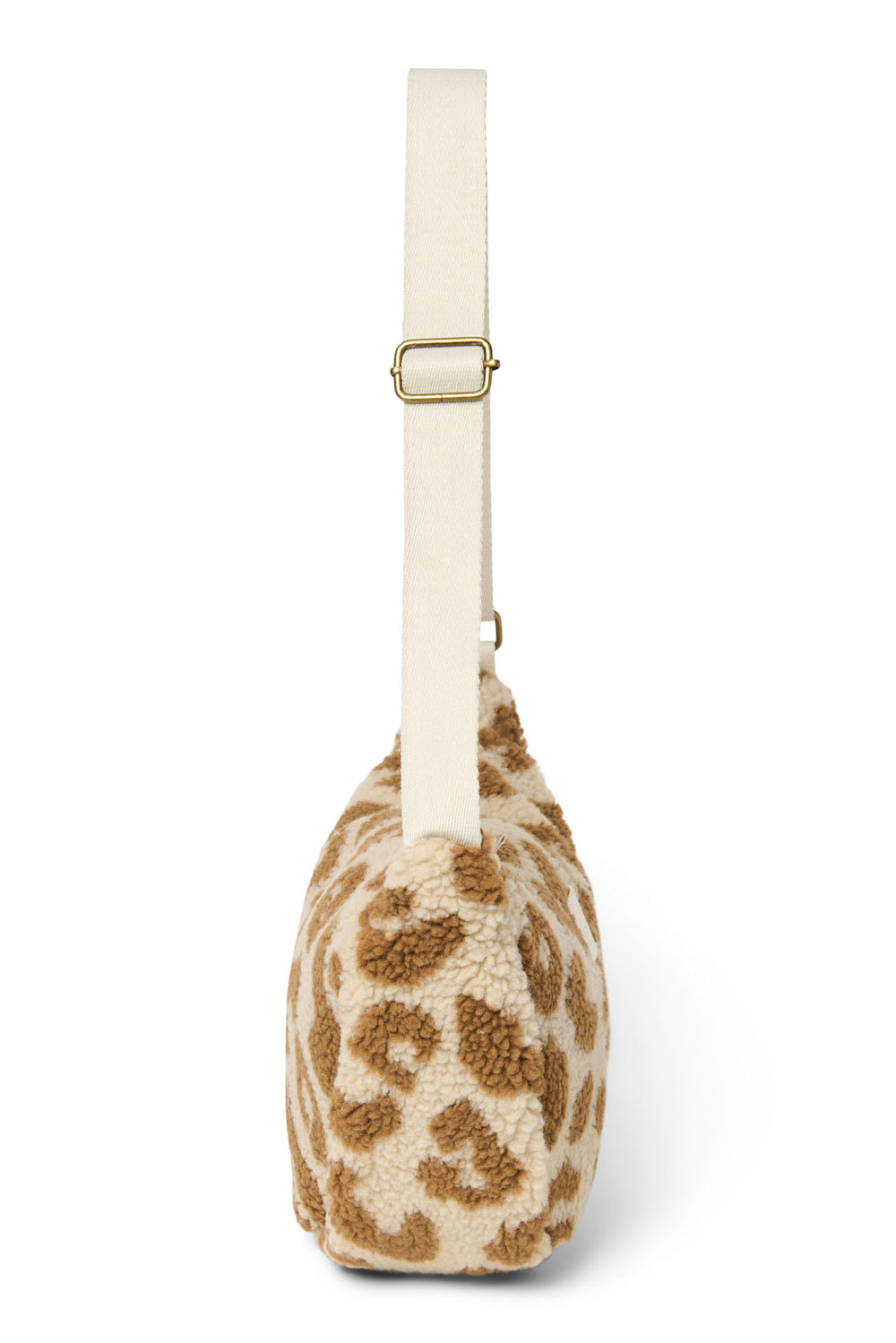 Beige Leopard Teddy erwachsen Umhängetasche 