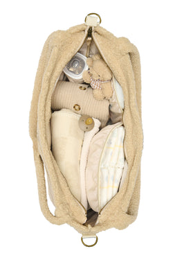 Teddy-Wickeltasche | Ecru