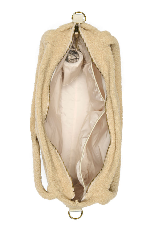 Teddy-Wickeltasche | Ecru