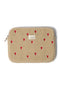 Teddy Hearts Laptop-Hülle 13 Inch | Ecru Hearts