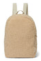 Wollweißer Teddy MIDI-Rucksack