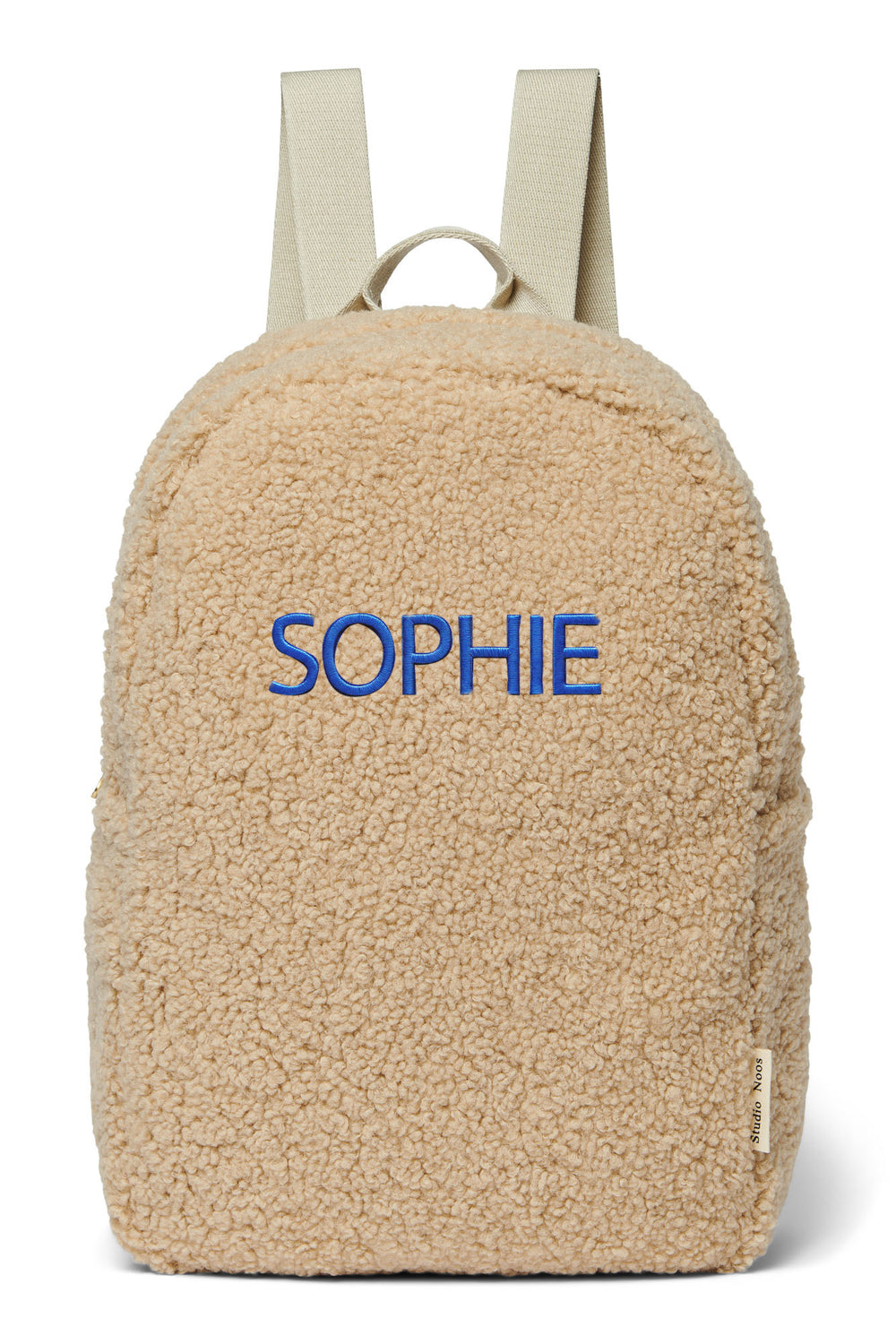Wollweißer Teddy Mini-Rucksack