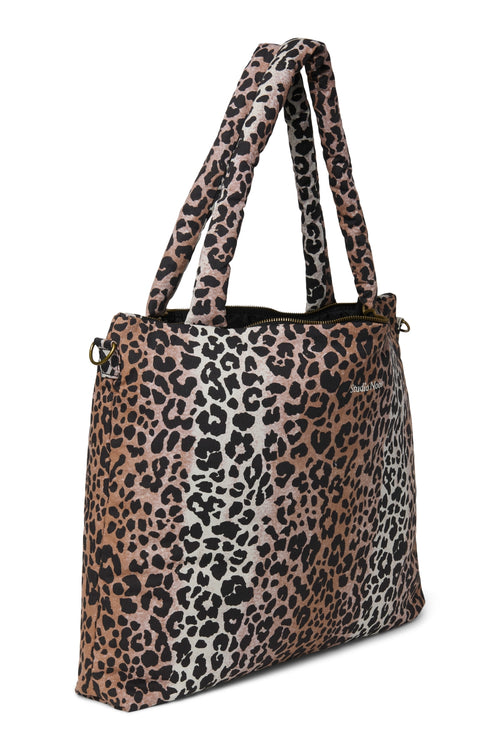 Soft Cotton Diaper Bag | Hazel Leopard