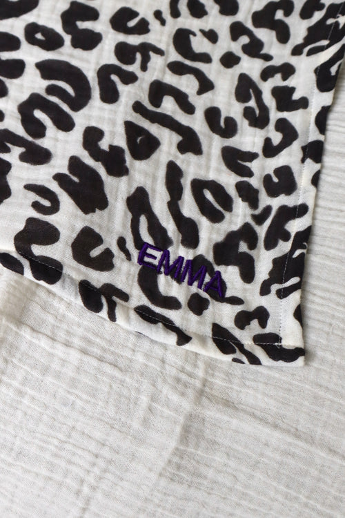 Mittlere Musselintücher mit „Holy Cow“-Muster