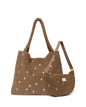 Essentials Teddy Geschenkset Braune Herzen