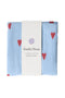 Wickeldecke Print Medium | Hellblau Hearts