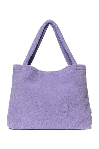 Lilac Teddy Mom Bag