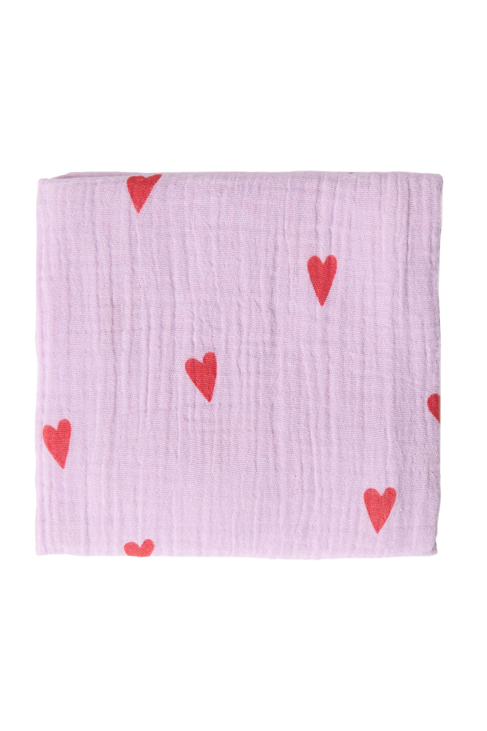 Wickeldecke Print Medium | Lila Hearts