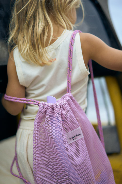 Pink Mesh Turnbeutel