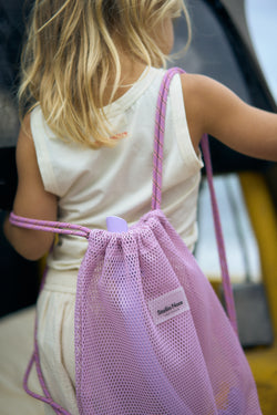 Pink Mesh Turnbeutel