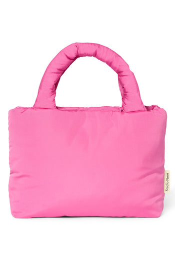 Pinke wattierte Mini-Handtasche