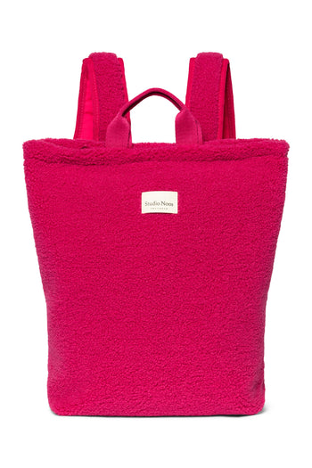 Pinke Teddy Maxi-Rucksack