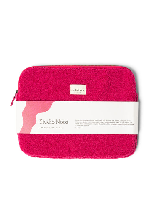 Pink Teddy Laptop Sleeve | 15 INCH