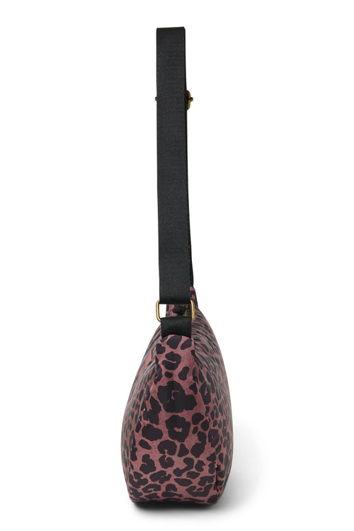 Red Leopard Puffy-Gürteltasche