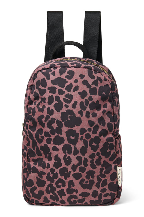 Puffy Mini-Rucksack | Red Leopard