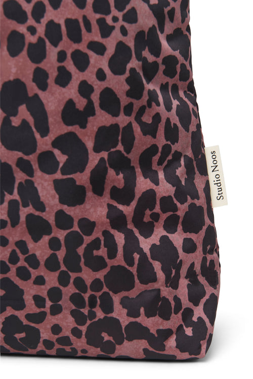 Puffy Mom-Bag | Red Leopard