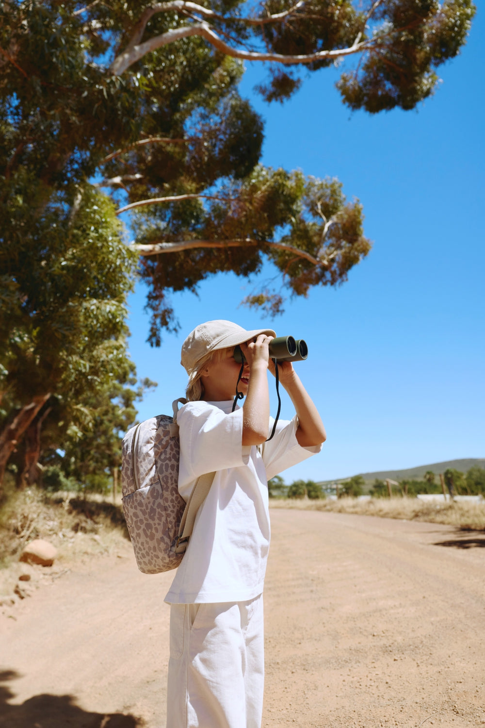 Puffy Mini-Rucksack | Beige Leopard 