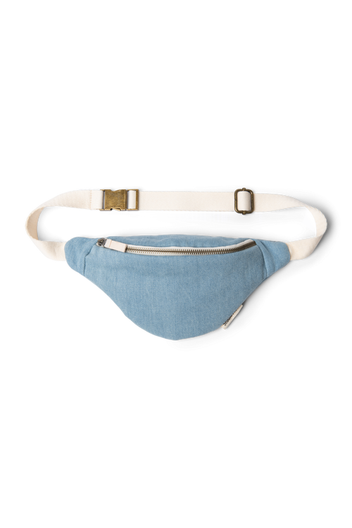 Denim Solid Mini Umhängetasche