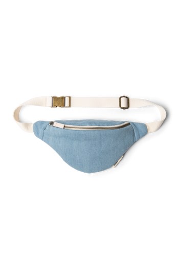 Denim Mini-Gürteltasche | Blaue